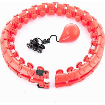 InnovaGoods Fitness Hoop w kolorze czerwonym - dł. 132 x 2,5 cm rozmiar: onesize