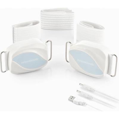 InnovaGoods Wibracyjny pas w kolorze białym do masażu rozmiar: onesize