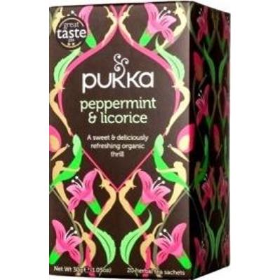 Herbata Mięta pieprzowa i lukrecja 20 organicznych torebek Pukka