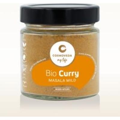 Ajuwerdyjska łagodna przyprawa Curry Masala BIO 80g Cosmoveda (nowe szklane opakowanie)
