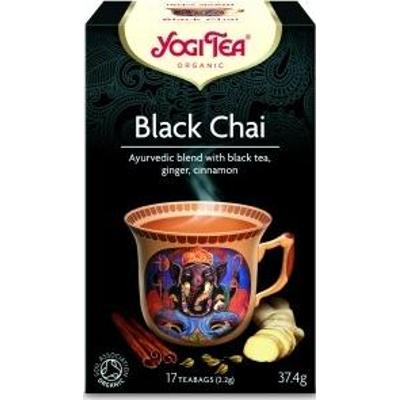 Herbata Czarna Black Chai z Imbirem i Cynamonem BIO 17 torebek YOGI TEA