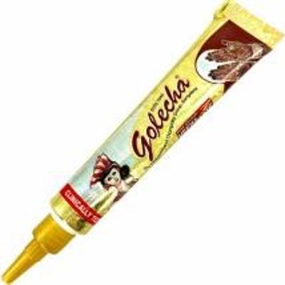 Henna Indyjska w Tubce gotowa do aplikacji na ciało MEHANDI kolor Kasztanowy Brąz 25g Golecha