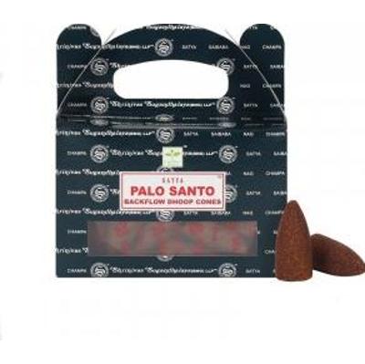 Kadzidła w stożkach Palo Santo (Święte Drzewo Peru) stożki Back Flow 24 szt 75g Satya