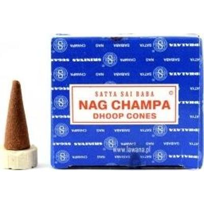 Stożkowe Kadzidła Orientalne Nag Champa 12 sztuk rożków Satya Sai Baba