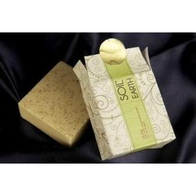 Ręcznie robione w Indiach mydło do ciała i włosów 100% VEGAN Oliwkowe 125g Soil&Earth regeneracja i odmładzanie