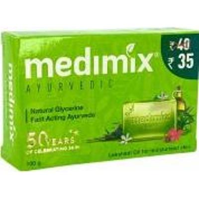 Mydełko Nawilżające z olejkiem Lakshadi Do Skóry Suchej 125 g Medimix Transparent
