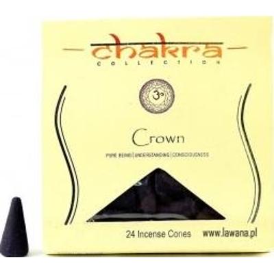 Kadzidła stożkowe CROWN na 7 czakrę 24 sztuki Song of India