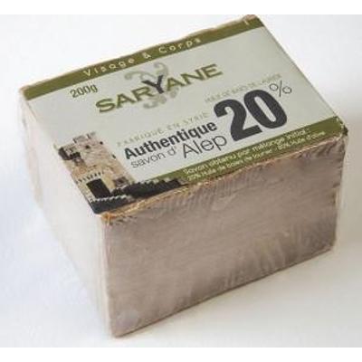 Tradycyjne mydło Aleppo 200g 20% oleju laurowego 80% oliwy z oliwek Saryane
