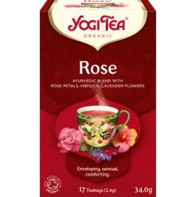 Herbata ROSE Różana BIO 17 torebek Yogi Tea