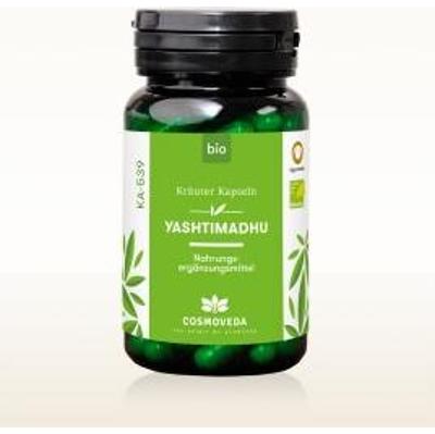BIO Yashtimadhu 80 kapsułek suplement diety Cosmoveda