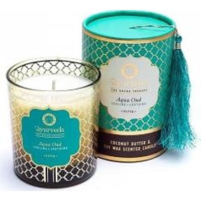 Luksusowa Świeca w brązowym orientalnym szkle Harmonia Świeżość Morza Aqua & Żywica Oud (Pitta) 200 g Song of India