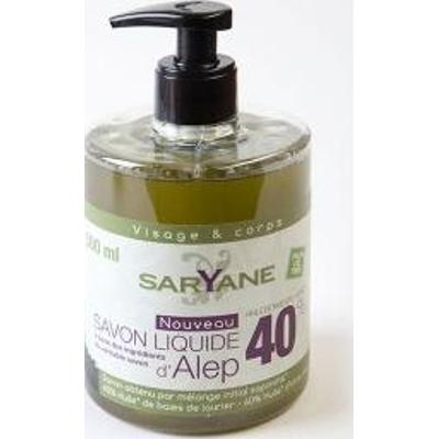 Mydło w płynie z pompką Aleppo 40% Olejku Laurowego 500 ml Saryane