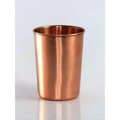 Miedziana szklanka na wodę gładka półmat 250ml Ayur Water