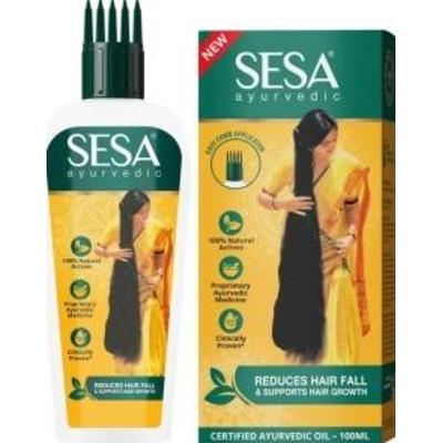 Olejek do włosów Sesa 180ml ajurwedyjska receptura Z wygodnym aplikatorem!