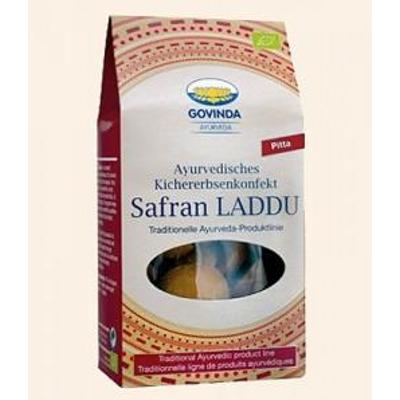 Organiczne słodycze Laddu z Szafranem 120g GOVINDA AYURVEDA