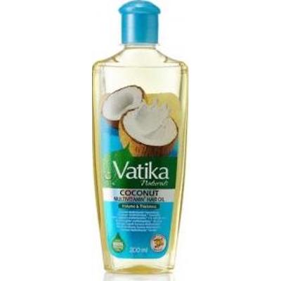 Olejek KOKOSOWY do włosów z RYCYNĄ i HENNĄ 200ml Vatika Dabur Grube i Gęste Włosy
