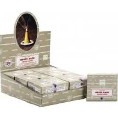 Kadzidła w stożkach Biała Szałwia 12szt dhoop cones Satya