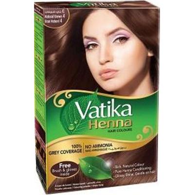 Henna do włosów Vatika Hair Color Natural Brown Brąz 60g Dabur