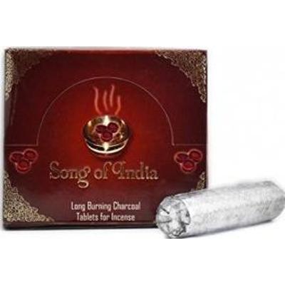 Tabletki Węgielki trybularzowe do spalania w kadzielnicy/shishy 10 sztuk średnica 30mm (1 rolka) długopalne Song of India