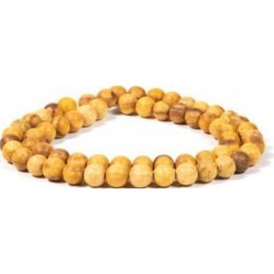 Naszyjnik z koralikami zapachowymi z Palo Santo, średnica 0.8 cm, długość 50cm