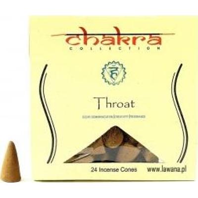 Kadzidła stożkowe THROAT na 5 czakrę 24 sztuki Song of India