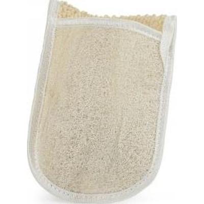 Rękawica orientalna dwustronna naturalna gąbka z luffą azjatycką i bawełną Najel