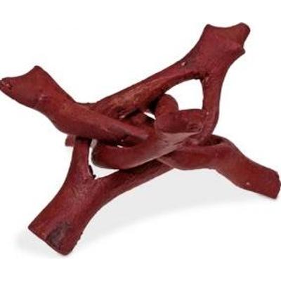 Drewniany trójkątny stojak do muszli białej szałwii kuli orgonitów 10 cm