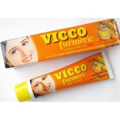 Krem do Twarzy z Kurkumą i Olejkiem Sandałowym na zaskórniki trądzik cera tłusta 50g Vicco