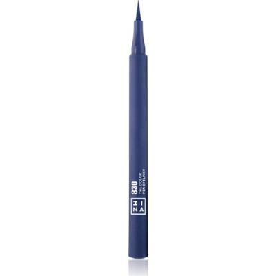3INA The Color Pen Eyeliner eyeliner w pisaku odcień 830 - Navy blue 1 ml