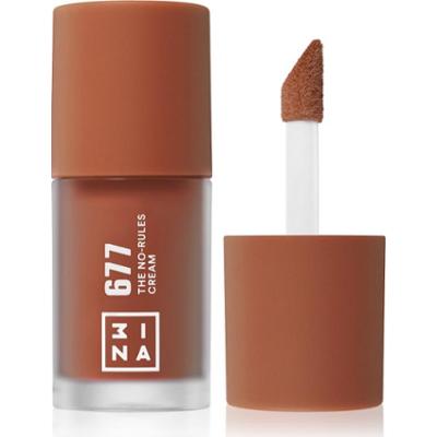 3INA The No-Rules Cream wielofunkcyjny kosmetyk do makijażu oczu, ust i twarzy odcień 677 - Medium, neutral brown 8 ml