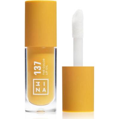 3INA The Color Lip Oil olejek nawilżający do ust odcień 137 - Bright honey yellow, sheer 4 ml