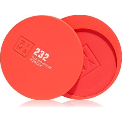 3INA The No-Rules Powder wielofunkcyjny kosmetyk do makijażu oczu, ust i twarzy odcień 232 - Hot coral, matte 8 g