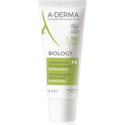 A-Derma Biology Rich Cream odżywczy krem nawilżający do skóry suchej i bardzo suchej wrażliwej 40 ml
