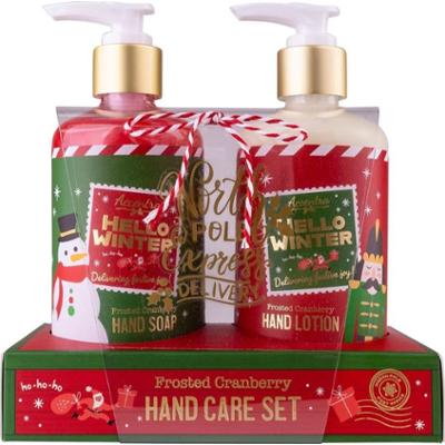 Accentra Hello Winter Frosted Cranberry świąteczny zestaw prezentowy do rąk zapachy Frosted Cranberry
