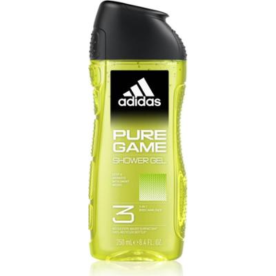Adidas Pure Game żel pod prysznic do twarzy, ciała i włosów 3 w 1 dla mężczyzn 250 ml