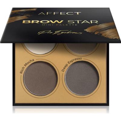 Affect Brow Star paletka pudrowych cieni do brwi 4x2 g