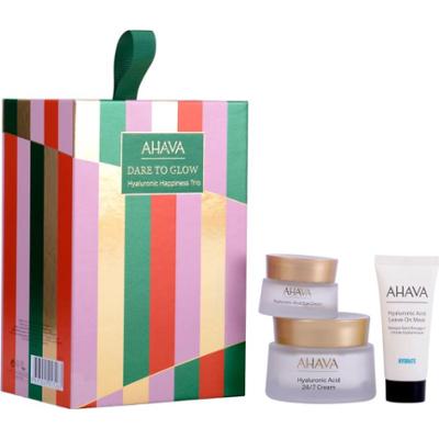 AHAVA Dare to Glow Hyaluronic Happiness Trio zestaw upominkowy intensywnie nawilżający