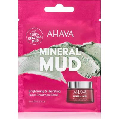 AHAVA Mineral Mud rozjaśniająca maseczka do twarzy o działaniu nawilżającym 6 ml
