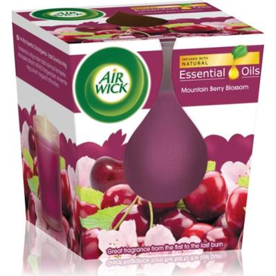 Air Wick Essential Oil Mountain Berry Blossom świeczka zapachowa 105 g