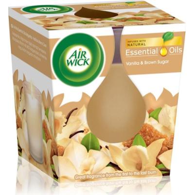 Air Wick Essential Oil Vanilla & Brown Sugar świeczka zapachowa 105 g