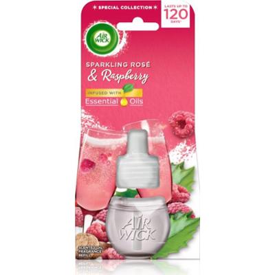 Air Wick Sparkling Rose & Raspberry elektryczny odświeżacz powietrza napełnienie 19 ml