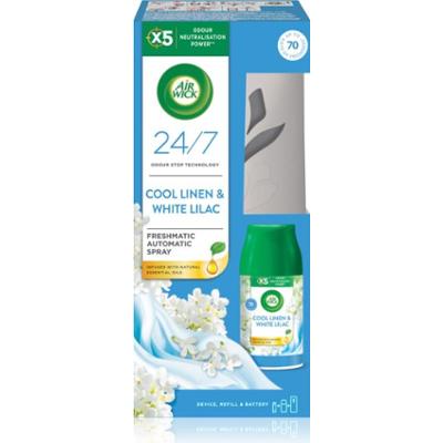 Air Wick Freshmatic Cool Linen & White Lilac automatyczny odświeżacz powietrza z wkładem 250 ml