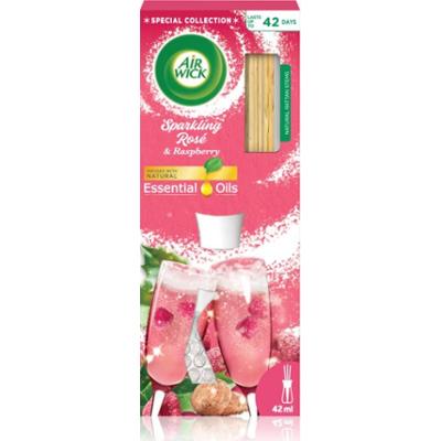 Air Wick Essential Oils Sparkling Rosé & Rasberry dyfuzor zapachowy z napełnieniem 25 ml