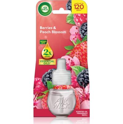 Air Wick Berries & Peach Blossom napełnienie do elektrycznego dyfuzora 19 ml