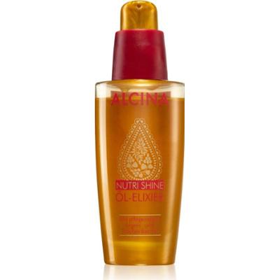 Alcina Nutri Shine olejowy eliksir dla lśniących i gładkich włosów 50 ml