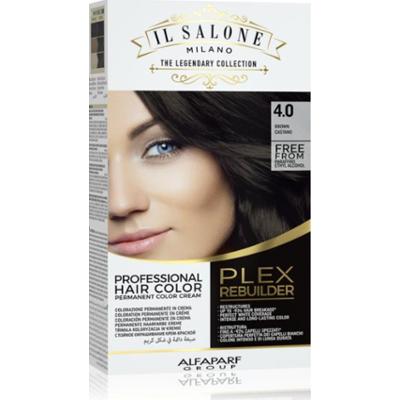 Alfaparf Milano Il Salone Milano Plex Rebuilder trwała farba do włosów odcień 4.0 - Brown 1 szt.