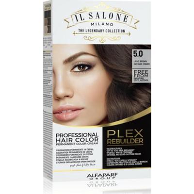 Alfaparf Milano Il Salone Milano Plex Rebuilder trwała farba do włosów odcień 5.0 - Light Brown 1 szt.