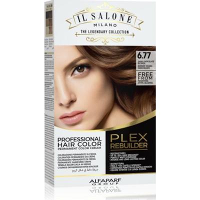 Alfaparf Milano Il Salone Milano Plex Rebuilder trwała farba do włosów odcień 6.77 - Dark Chocolate Blonde 1 szt.
