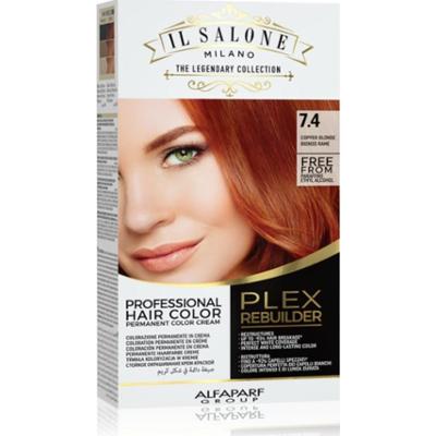 Alfaparf Milano Il Salone Milano Plex Rebuilder trwała farba do włosów odcień 7.4 - Copper Blonde 1 szt.
