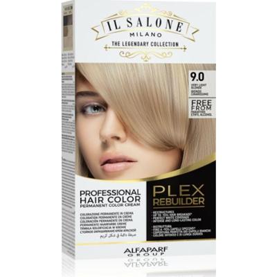Alfaparf Milano Il Salone Milano Plex Rebuilder trwała farba do włosów odcień 9.0 - Very Light Blonde 1 szt.
